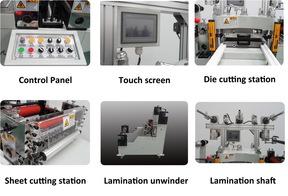 Flatbed kiss cut printed label sticker die cutting machine