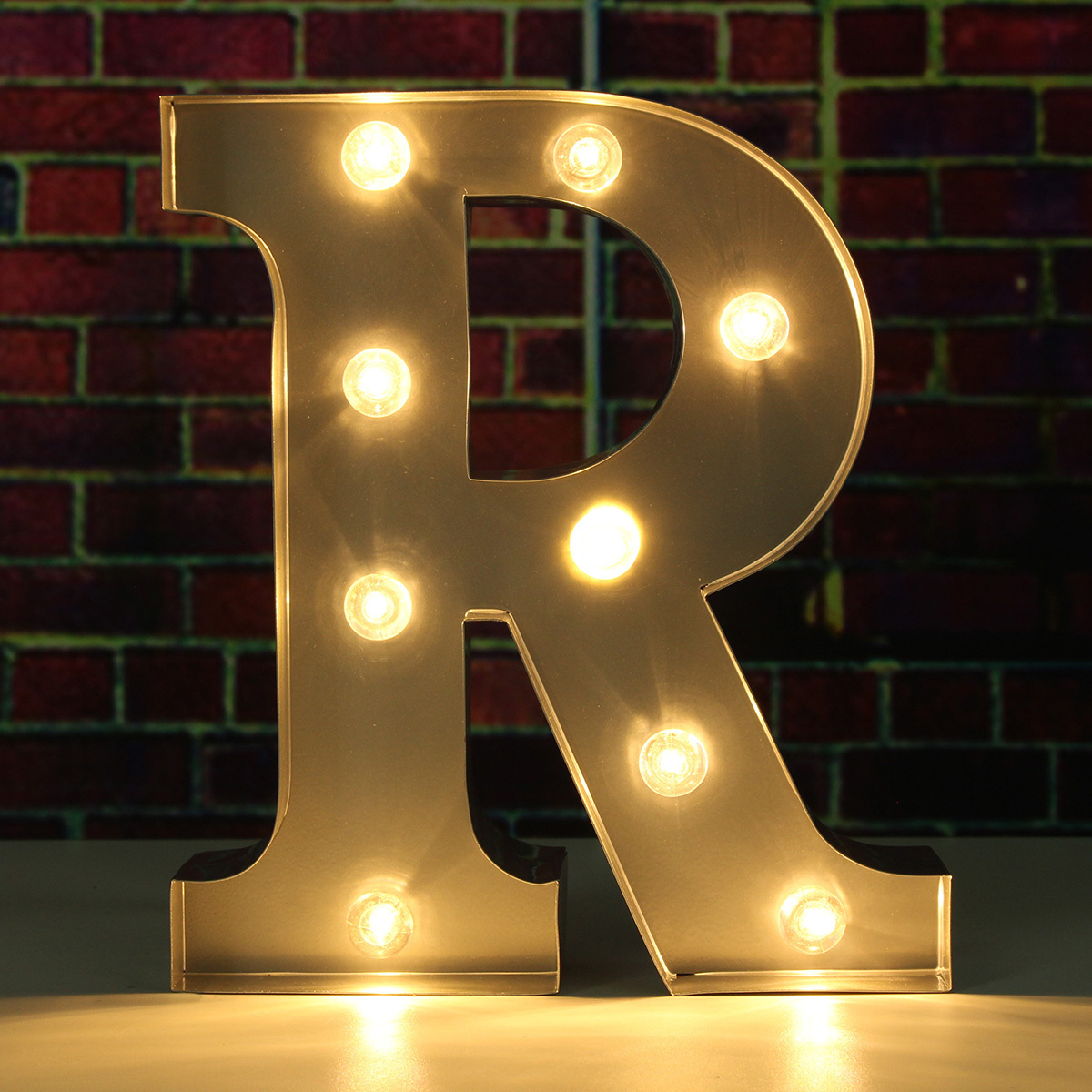 LED Bulb Sign Letter Sign Wedding Birthday Events Marquee Letters with Light Bulbs