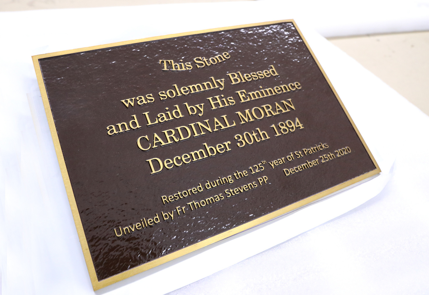 CNC engraving plaques engrave Bronze Logo Signs Copper Plaques for business