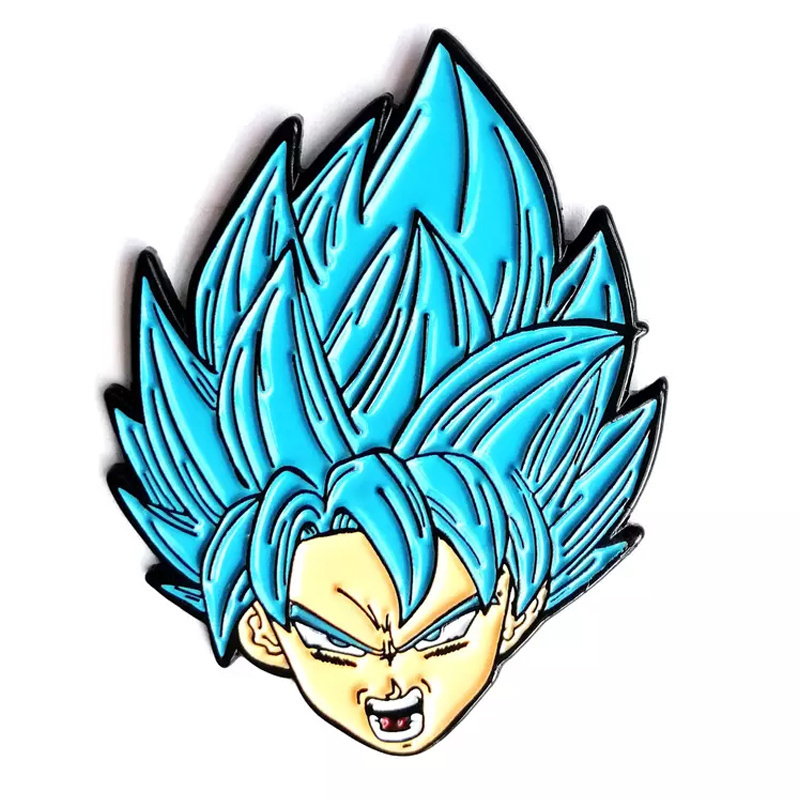 Factory batch custom dragon Ball anime character cute badges cool soft enamel pins