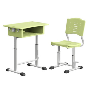 YJ Height Adjustable Single School Classroom Student Chair And Desk Study Table