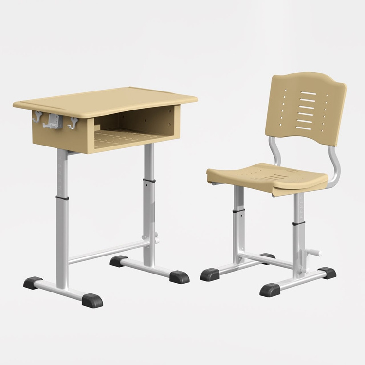 YJ Height Adjustable Single School Classroom Student Chair And Desk Study Table