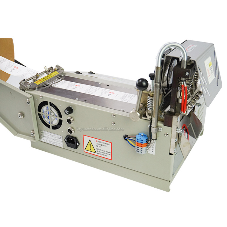 Webbing Tape / Elastic Tape / Ribbon cutter Cheap price hot and cold cutting nylon tapes magic tape cutting machine