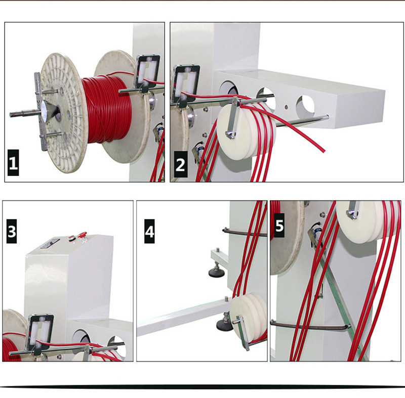 Automatic wire feeding machine cable prefeeder electrical  uncoil Shaftless discharge cable equipment