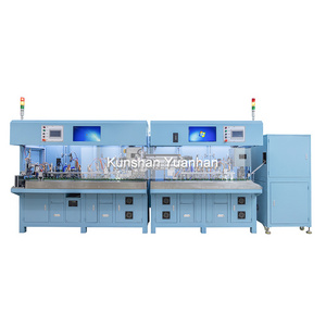 Automatic 3 pin plug insert crimping machine plug making production line plug making crimping machine