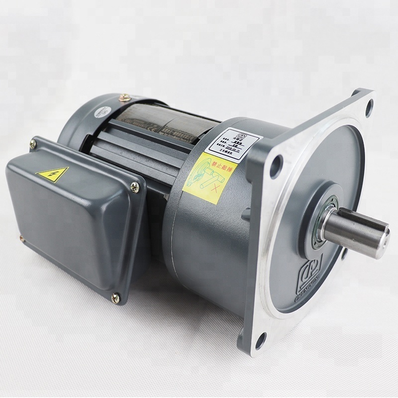 CH Horizontal three phase geared motor 0.75KW 1HP  50HZ 60HZ ratio 3 low speed AC gear motor