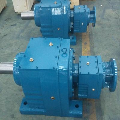 7.5kw 10hp 5.9rpm ratio 121.81 380V 50H R series inline helical gearbox