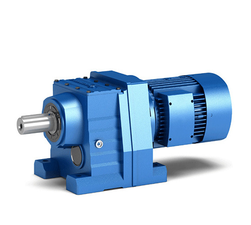 7.5kw 10hp 5.9rpm ratio 121.81 380V 50H R series inline helical gearbox