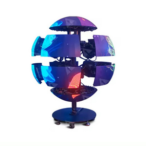 Creative LED display P4mm led Ball 360 Degree Viewable Indoor Moving  Sphere LED  Display Screen