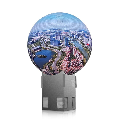 Ball Sphere Led Video Wall Globe Outdoor Round Display Outdoor Magic 360 Degree Flexible Circle Led Screen