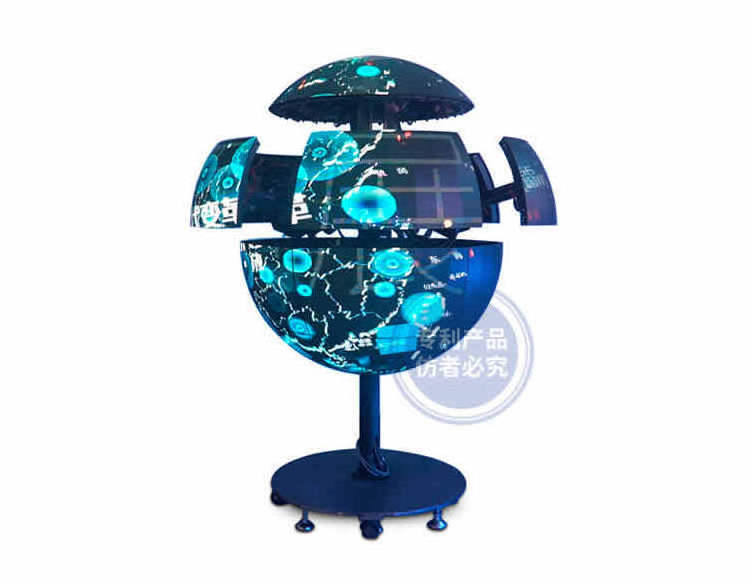 Creative LED display P4mm led Ball 360 Degree Viewable Indoor Moving  Sphere LED  Display Screen