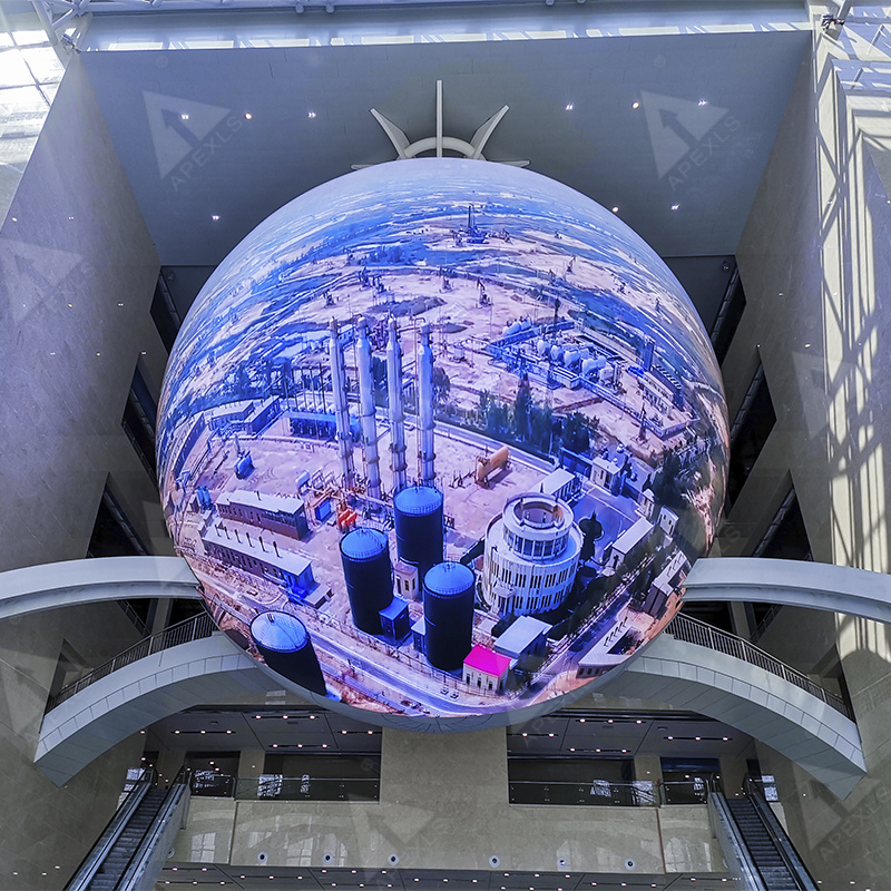 Seamless Assembly  Indoor Spherical Led Screen 360 Ball Led Wall Round Advertising Sphere Shape Led Video Display