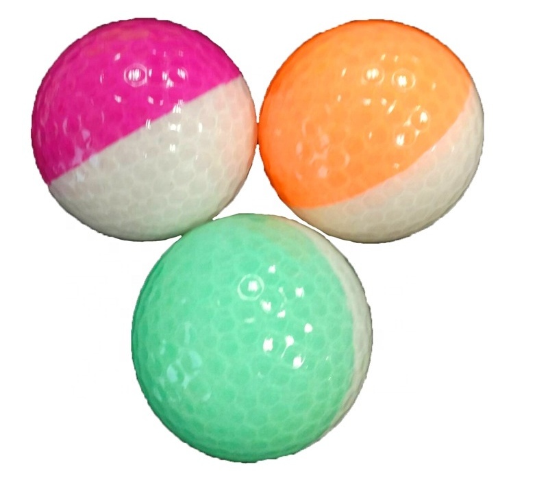 two tone crystal practice Golf Ball