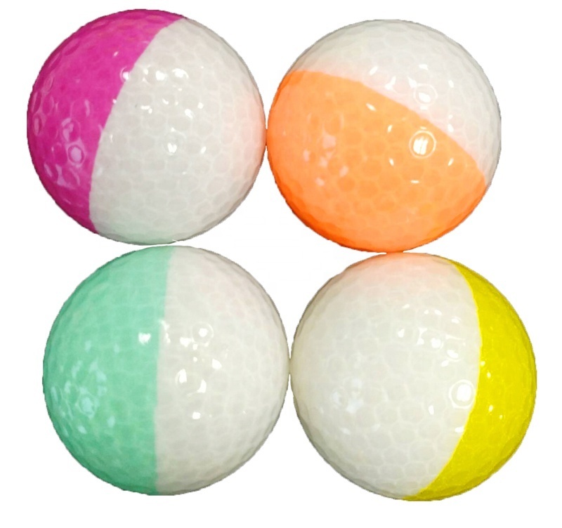 two tone crystal practice Golf Ball