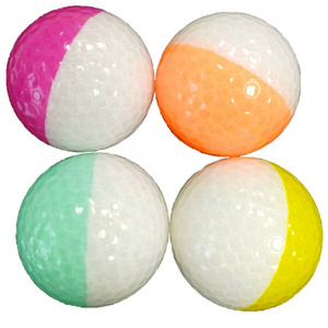 two tone crystal practice Golf Ball