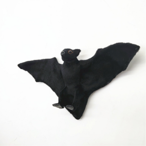 Simulated Bat Party ornaments Small Animal Model Crafts Artificial Fur Realistic Bat Halloween Decoration