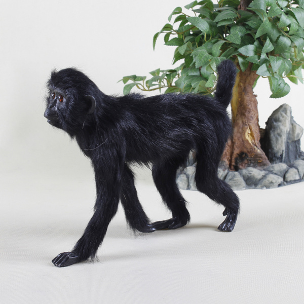 Life Size Monkey Static Model Unique Handmade Stuffed Animals For Christmas Home Or Zoo Decoration Supplies 2024