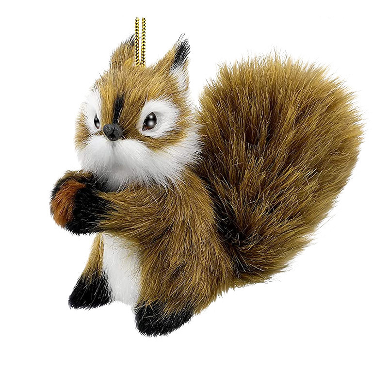 Customized Fox Christmas Decoration Supplies Car Decor Squirrel Toys Standing Luces De Navidad