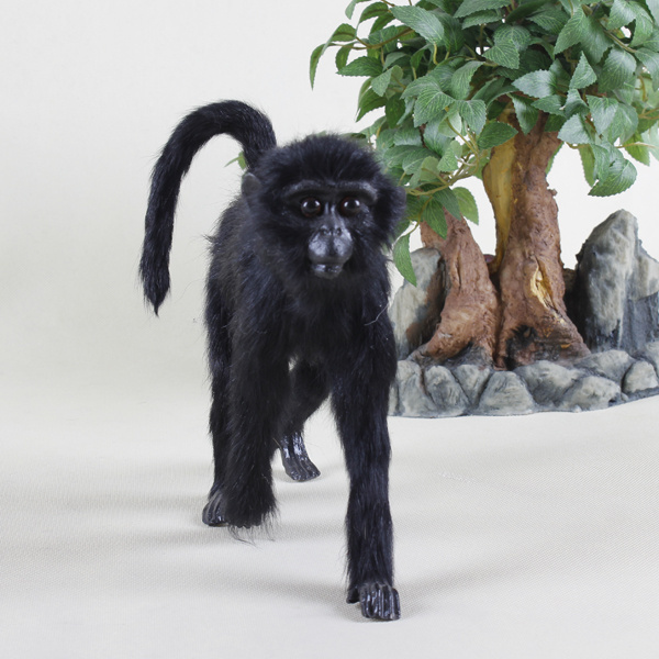 Life Size Monkey Static Model Unique Handmade Stuffed Animals For Christmas Home Or Zoo Decoration Supplies 2024