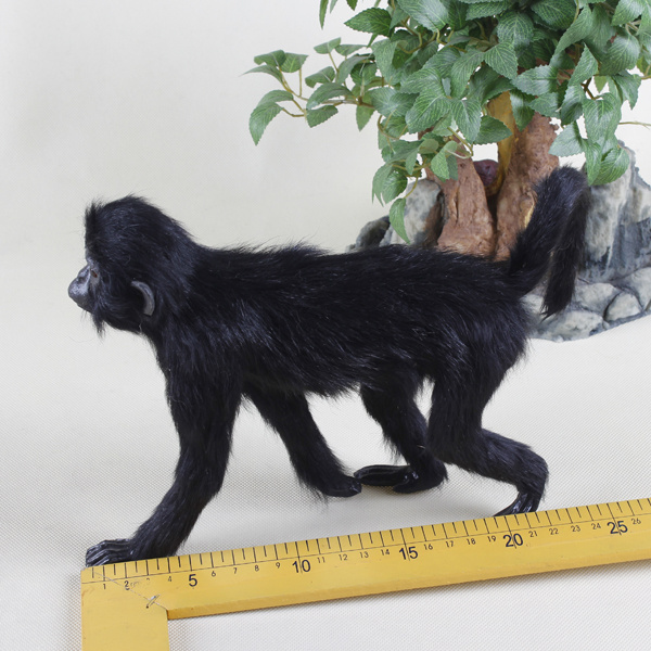 Life Size Monkey Static Model Unique Handmade Stuffed Animals For Christmas Home Or Zoo Decoration Supplies 2024