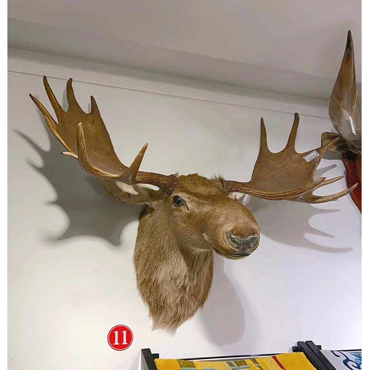 American Europe Home Party Luxury Decoration Simulation Animal Deer Head Specimen Wall Hanging Decoration