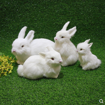 Wholesale Factory price White Long Ear Rabbit Plush Stuffed Bunny toys