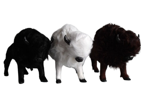 Simulated Yak Static Handicraft Plush Animal For Home Office Decoration Christmas Decoration Supplies