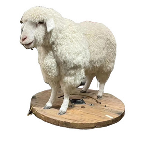 High Quality Simulation Realist Large Animals  Handmade Goat Model Photography Props Shopping Mall Kindergarten Decoration