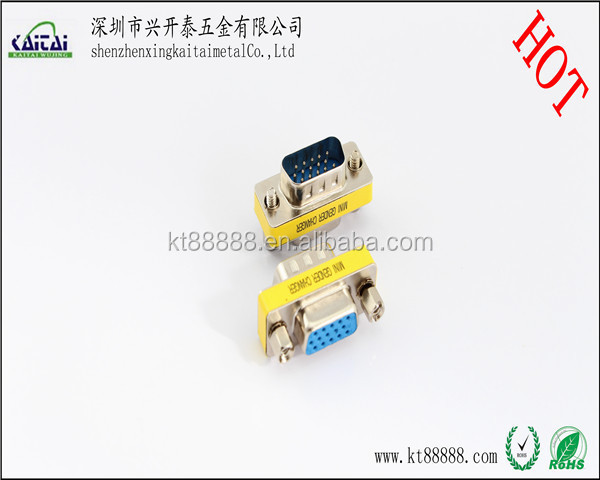 db male to db female connector 9pin mini gender changer