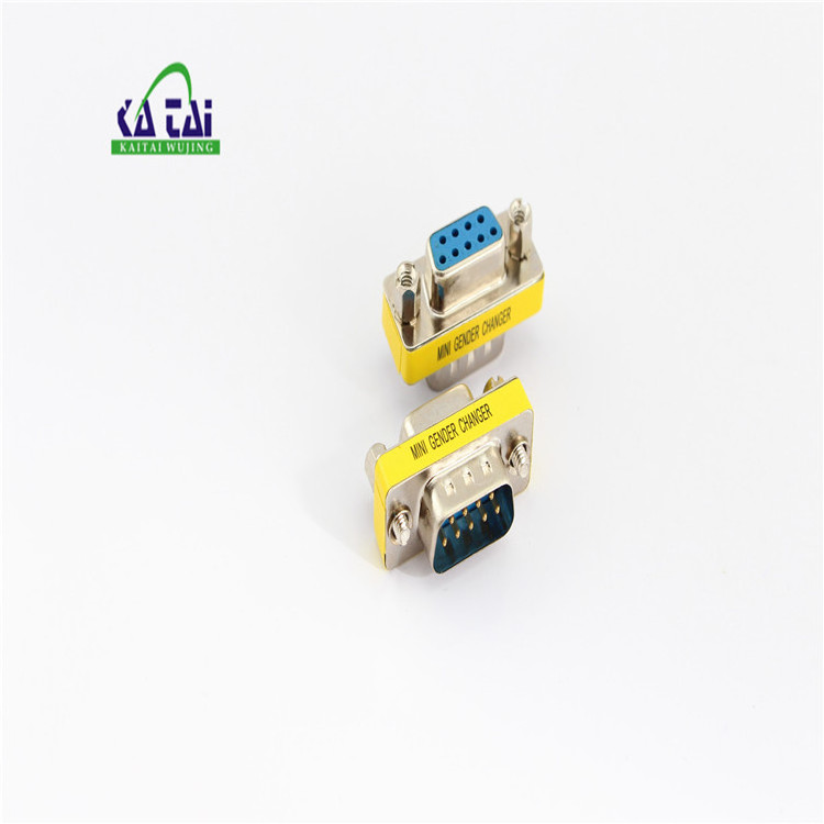 db9 male to female adapter mini connector dsub rs232 gender changer