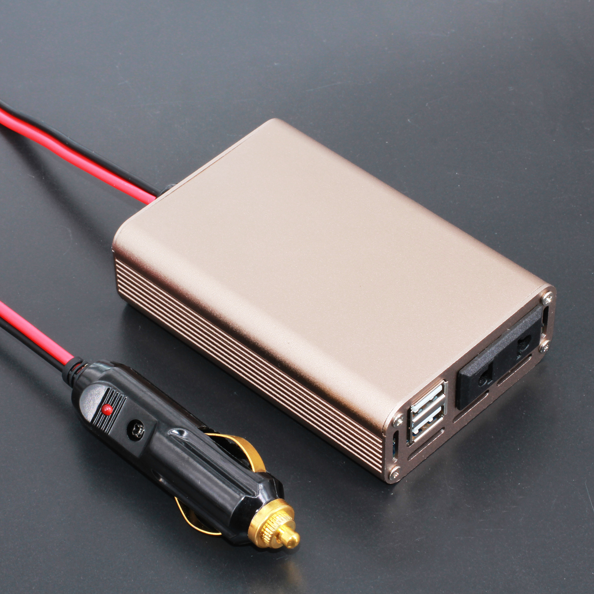 Factory 150W Car Power Inverter 12VDC to 110V 220VAC Modified Sine Wave Inverter with Cigarette Lighter