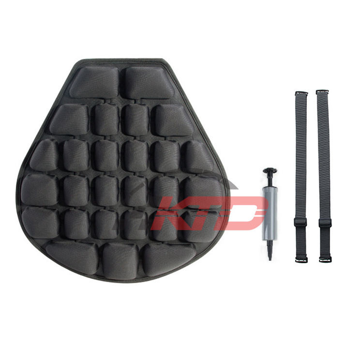 Universal Breathable Cool Comfortable Lycra Motorcycle Seat Cushion Air Inflatable Shock Absorption Anti Slip Motorbike Seat Pad