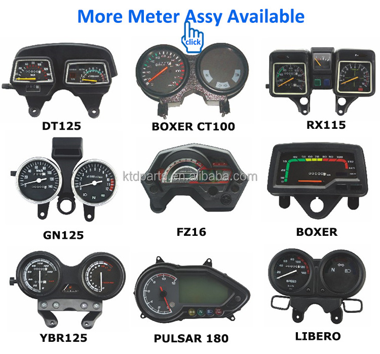 KTD Moto AKT125 NKD Motorcycle LCD Display Digital Electric Speedometer Tachometer Dashboard