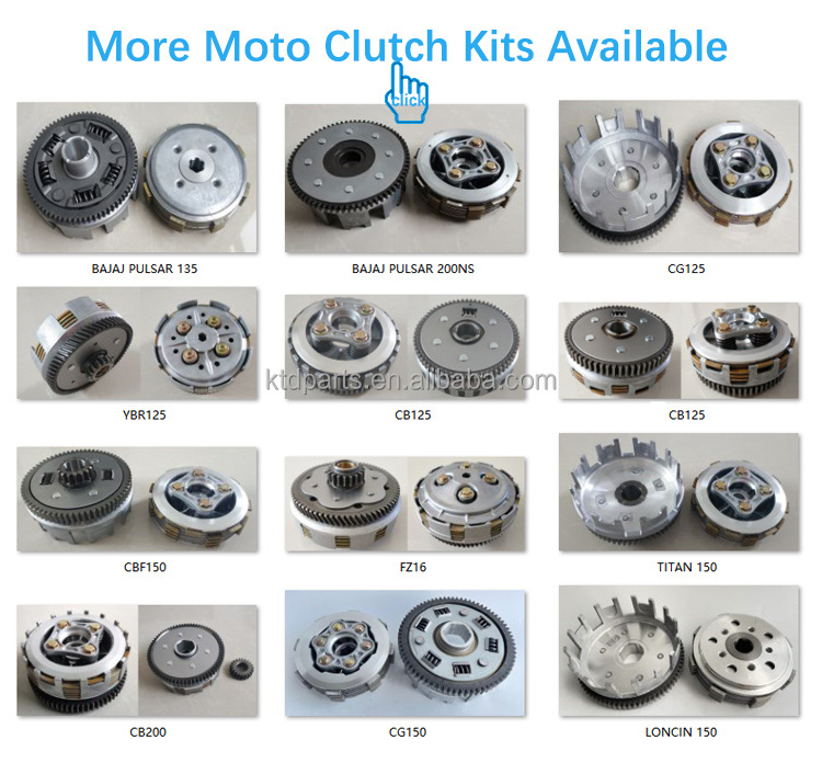 KTD CG150 CG 150 Engine Parts 150cc Enhanced Boss Clutch Hub Center Housing Assy Center Pressure Plate Motorcycle Clutch Kits