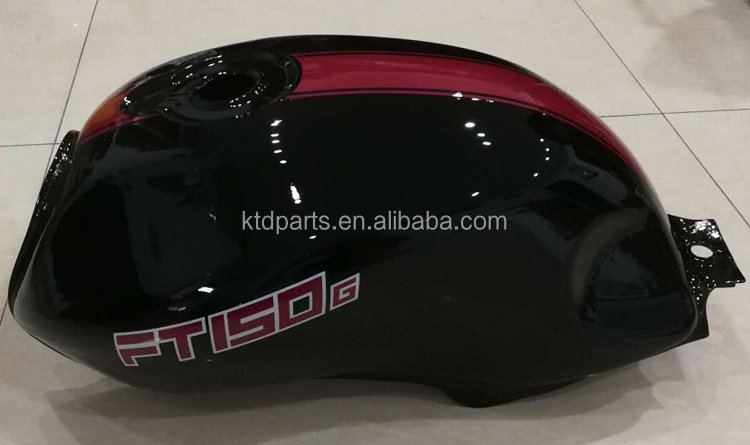 KTD Black Red IT FT150G Petrol Tank Motorcycle Fuel Tank For Italika FT 150 G