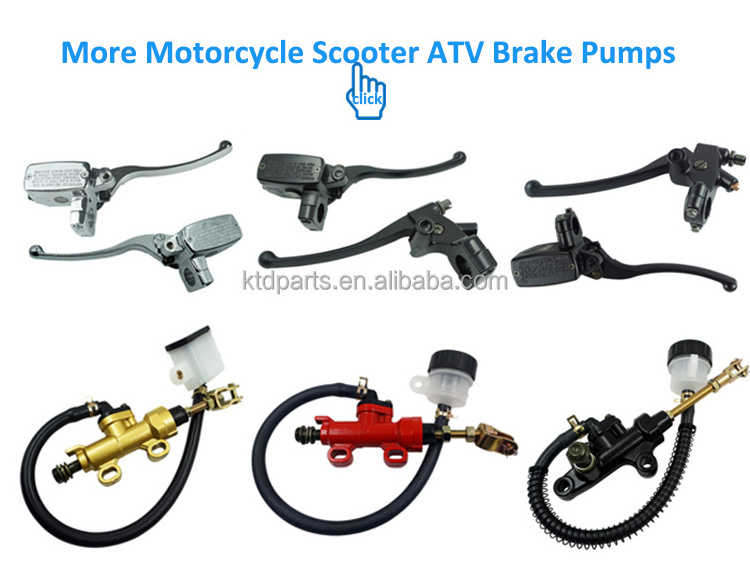 KTD Dirt Bike Off Road ATV Universal Motorcycle Rear Foot Hydraulic Clutch Master Cylinder Caliper Brake Pump