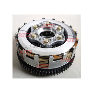 KTD 150cc 200cc Motorcycle Clutch Kits Lifan Zonsen Moto carguero Engine 6 Disc 6 Bolts Automatic Centrifugal Clutch Hub Assy