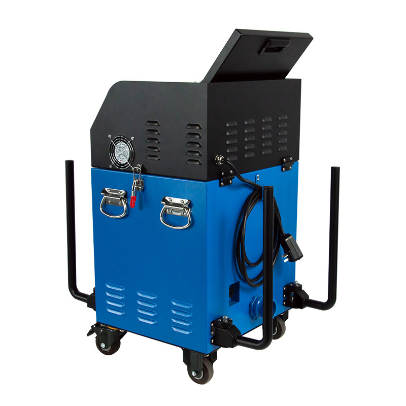 KT-836-A Popular stable air conditioner duct cleaning equipment for condenser with brushing and vacuuming system