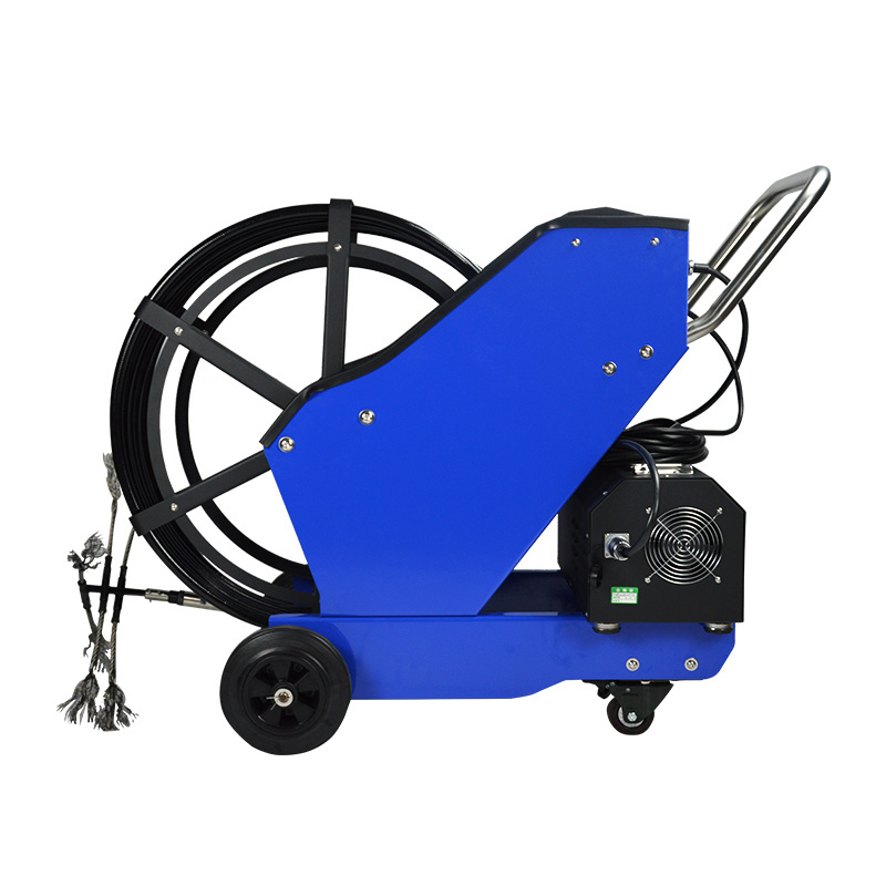 Professional kitchen exhaust and grease air duct cleaning machine equipment with brushes 100-800mm