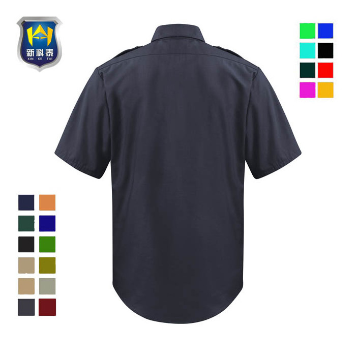 OEM Service Ripstop Short Sleeve Shirt Security Uniform Guard Uniform for Men Visit Uniform for Man and Woman Costumes Logo