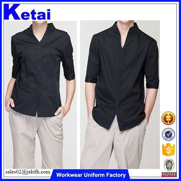 Women Unisex Men Waitress Restaurant bar uniforms working suit