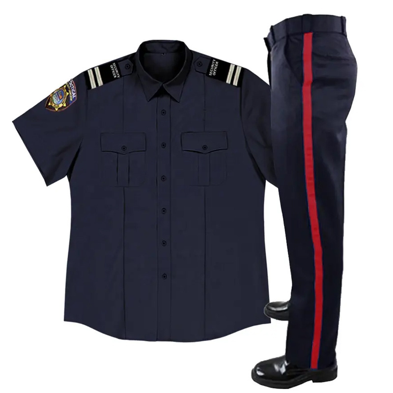 Custom Logo Royal Guard Costume Security Clothes White Color Philippines Tactical Blue Uniform Security Guard Set