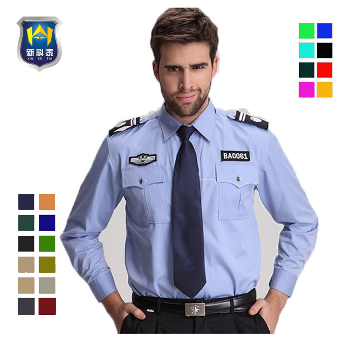 OEM Service Ripstop Short Sleeve Shirt Security Uniform Guard Uniform for Men Visit Uniform for Man and Woman Costumes Logo