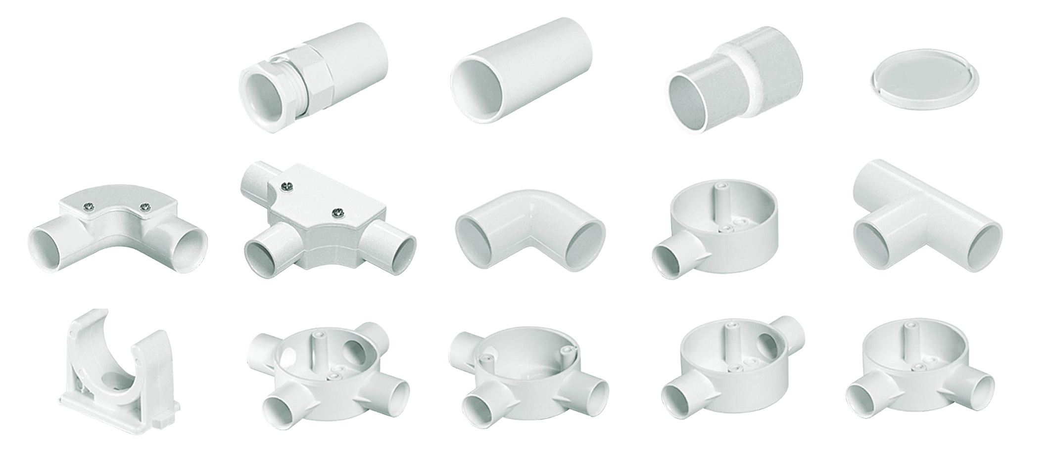 PVC CONDUIT REDUCING COUPLING- STANDARD  BS 4607 - ISO 9001:2015- MADE IN VIET NAM- USED IN PVC ELECTRICAL PIPE- SIZE 16 TO 50MM