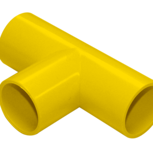 PVC inspection tee high quality- YELLOW COLOR- PVC FLAME RETARDANT- USING FOR ELECTRICAL PROJECT- HOME DECORATION