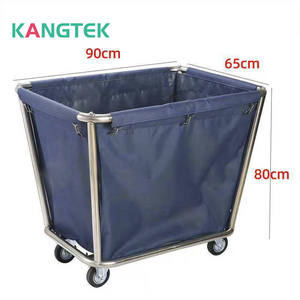 Hotel Clean Linen Cart Housekeeping Hospital Laundry Trolley