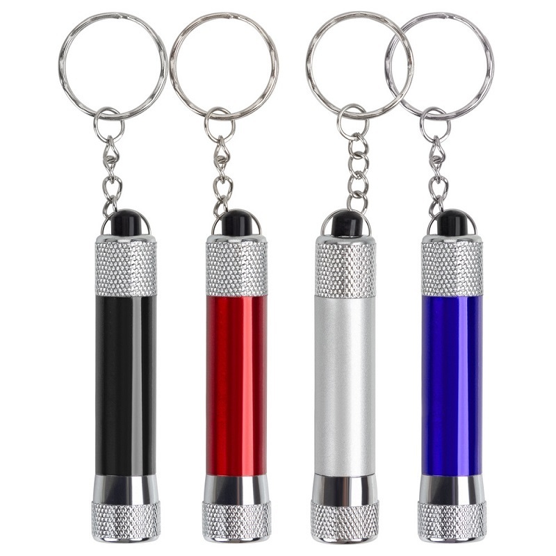 Mini Flashlight LEDs Aluminum Alloy Keyring Torches lamp Small LED Keychain Flashlights for Home Outdoor Camping Hiking Walking