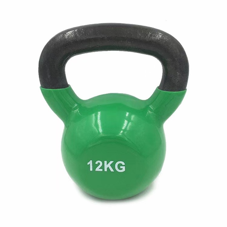 Fitness Equipment Cast Iron Coated Competition Colorful Kettlebell Set Use For Gym Home