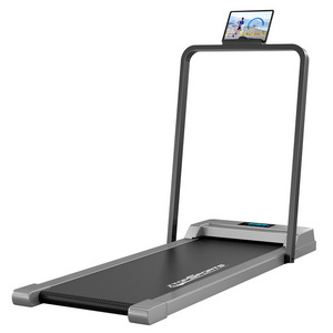 Folding Portable Running Track Pad Mini Treadmill Machine Running Grey Electric Treadmills For Home