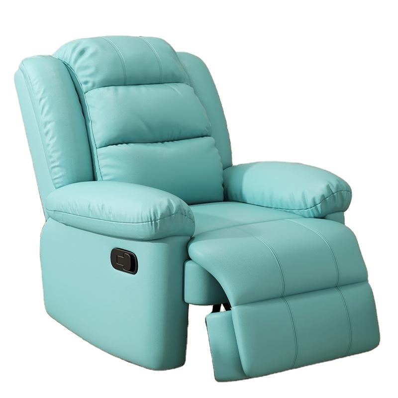 beauty rice white recliner message extendable sofa lazy single seat  multi-function rocking sofa chair